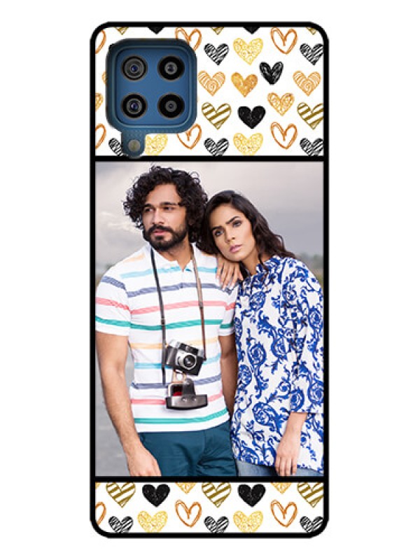 Custom Galaxy M32 4G Custom Metal Phone Case - Love Symbol Design