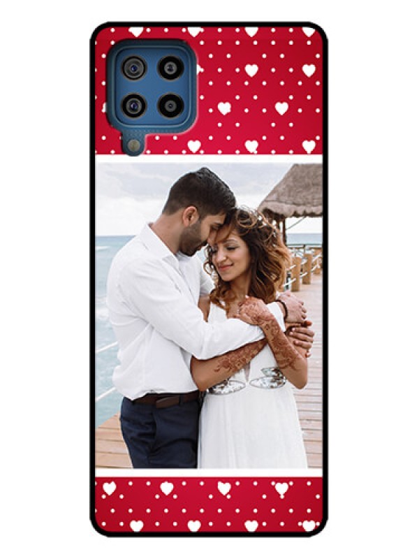 Custom Galaxy M32 4G Custom Metal Phone Case - Hearts Mobile Case Design