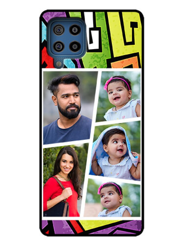 Custom Galaxy M32 4G Custom Metal Phone Case - Graffiti Pattern Design