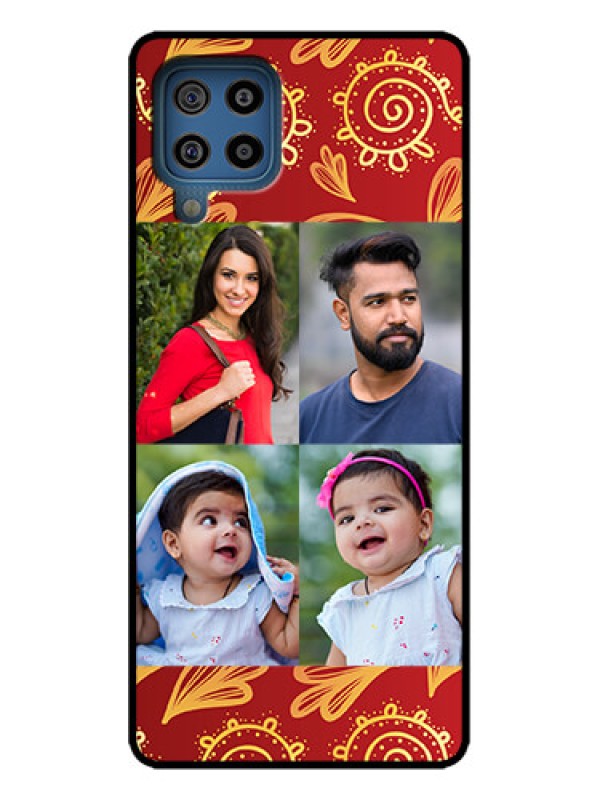 Custom Galaxy M32 4G Custom Metal Phone Case - 4 Image Traditional Design