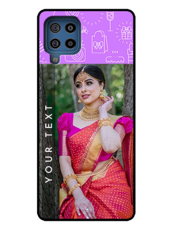 Custom Galaxy M32 4G Custom Metal Phone Case - Birthday Icons Design