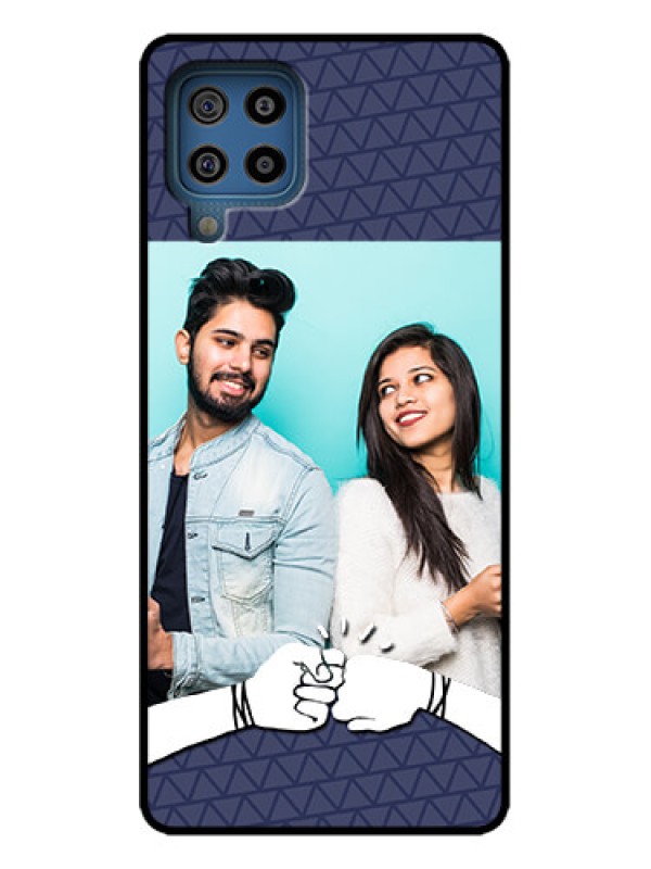 Custom Galaxy M32 4G Custom Metal Phone Case - With Best Friends Design