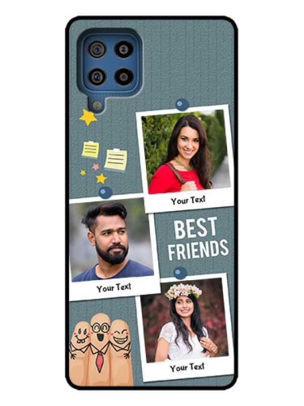 Custom Galaxy M32 4G Custom Metal Phone Case - Sticky Frames And Friendship Design