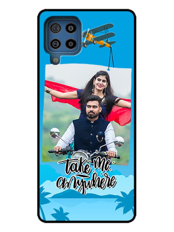 Custom Galaxy M32 4G Custom Metal Phone Case - Traveller Design