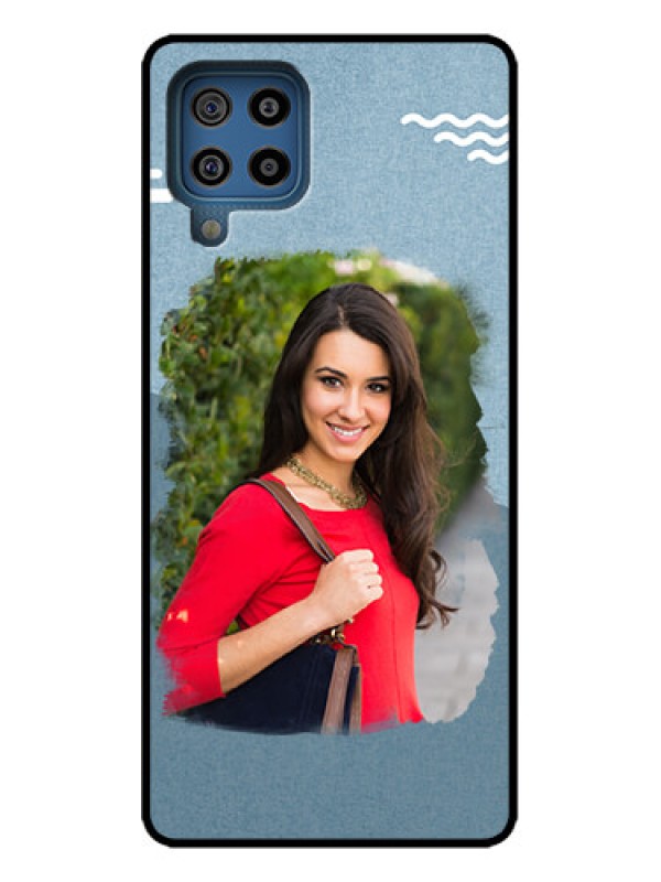 Custom Galaxy M32 4G Custom Metal Phone Case - Grunge Line Art Design