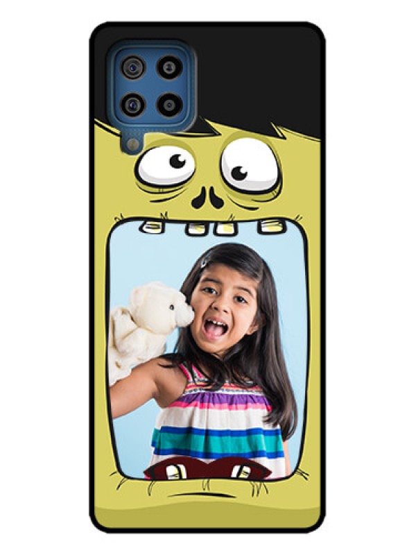 Custom Galaxy M32 4G Custom Metal Phone Case - Cartoon Monster Back Case Design