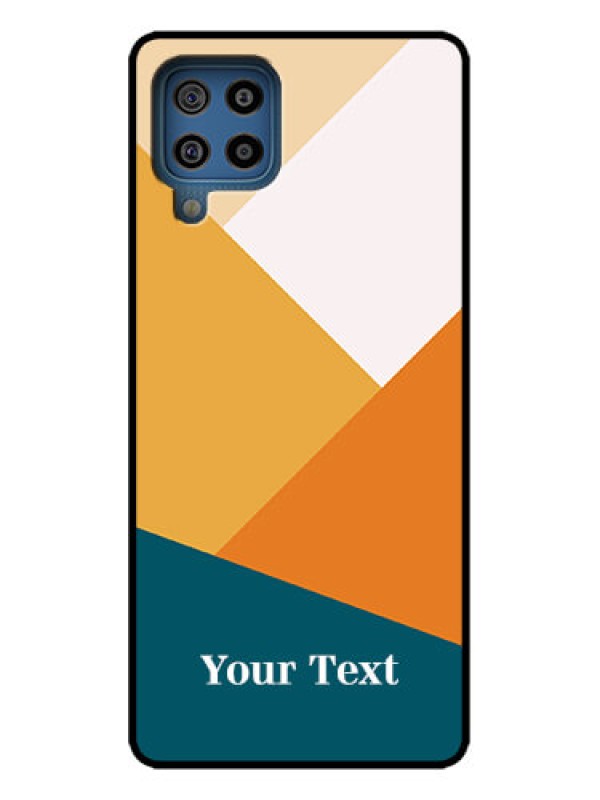 Custom Galaxy M32 4G Custom Metal Phone Case - Stacked Multi - Colour Design