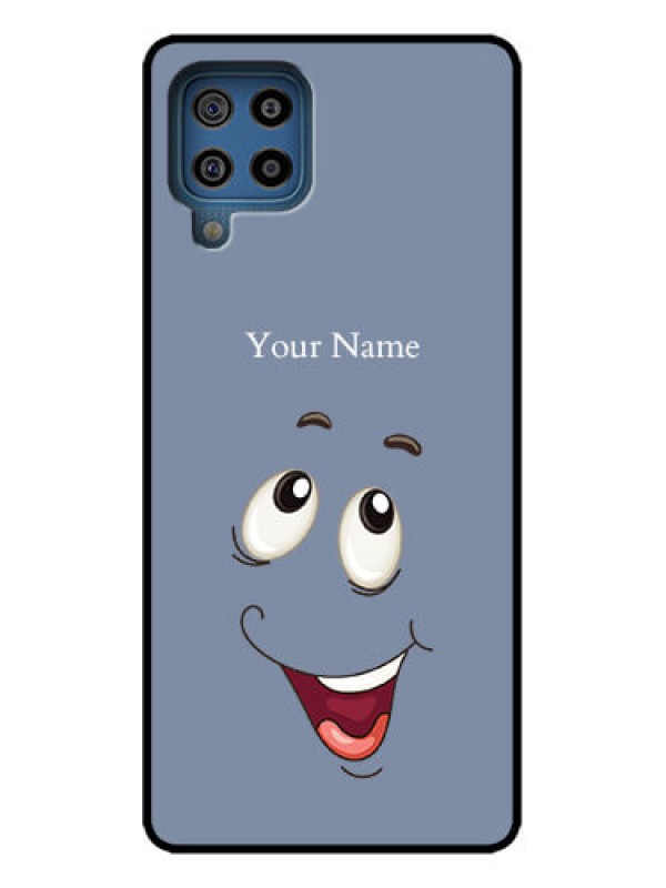 Custom Galaxy M32 4G Custom Metal Phone Case - Laughing Cartoon Face Design