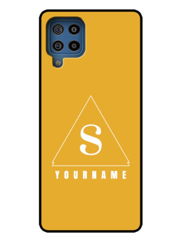Custom Galaxy M32 4G Custom Metal Phone Case - Simple Triangle Design