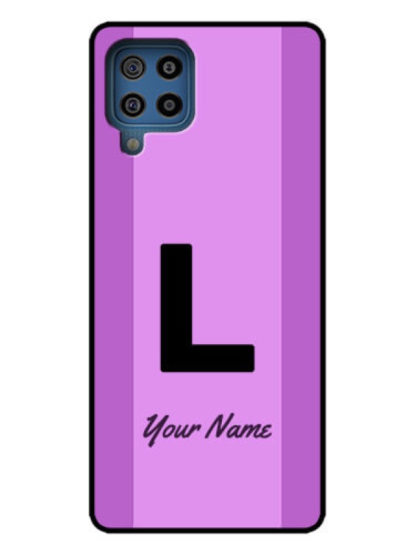 Custom Galaxy M32 4G Custom Metal Phone Case - Tricolor Custom Text Design