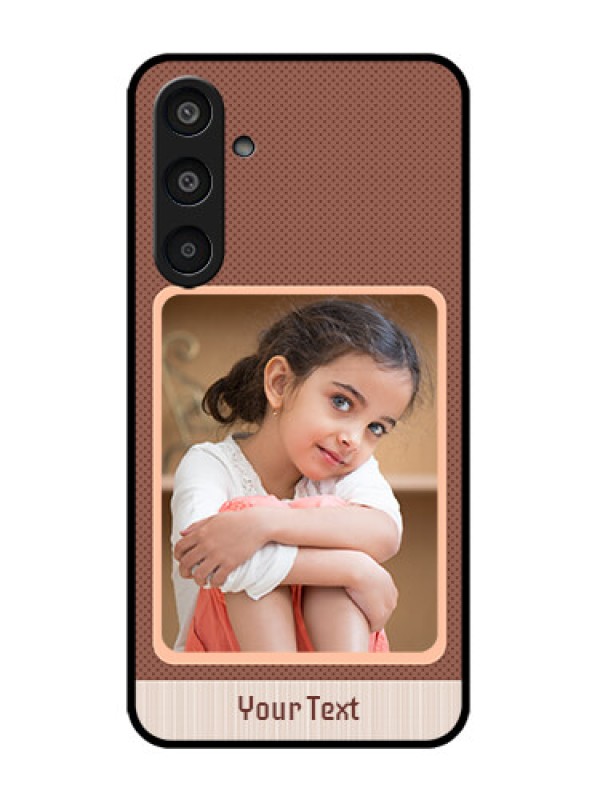 Custom Galaxy M35 5G Custom Metal Phone CaseSimple Pic Upload Design