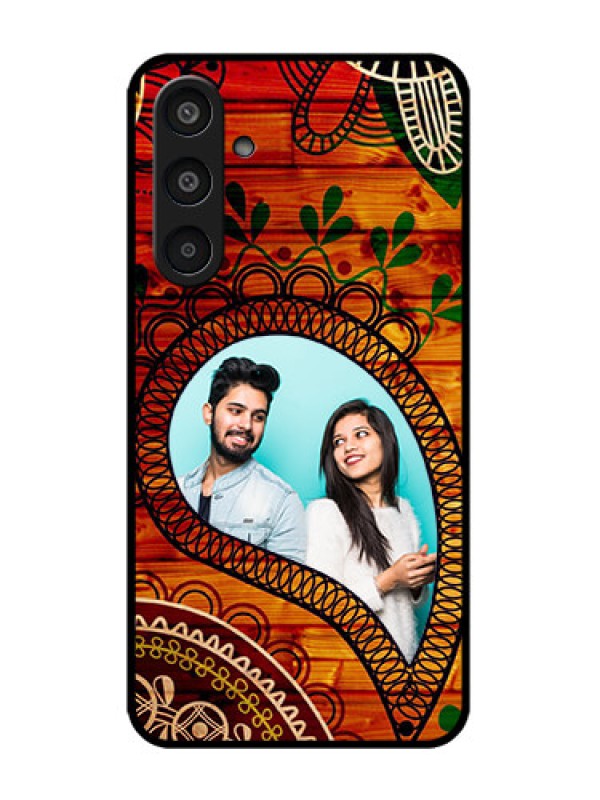 Custom Galaxy M35 5G Custom Metal Phone CaseAbstract Colorful Design