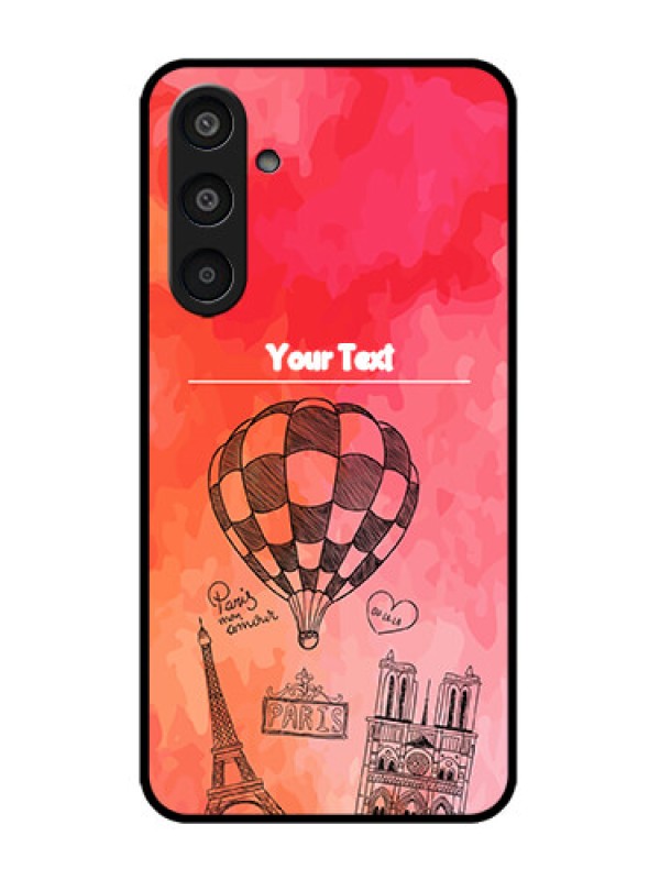 Custom Galaxy M35 5G Custom Metal Phone CaseParis Theme Design