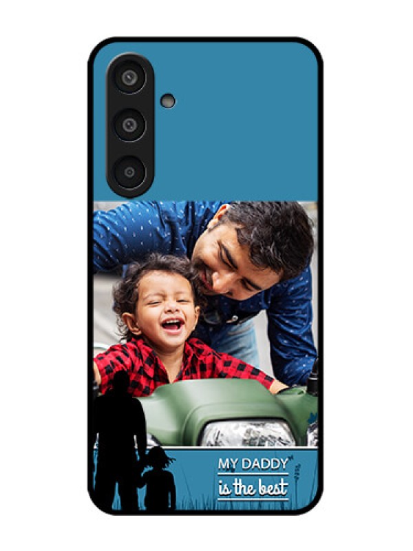Custom Galaxy M35 5G Custom Metal Phone CaseBest Dad Design