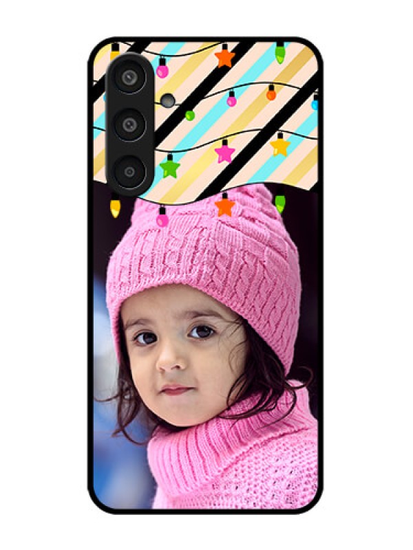 Custom Galaxy M35 5G Custom Metal Phone CaseLights Hanging Design