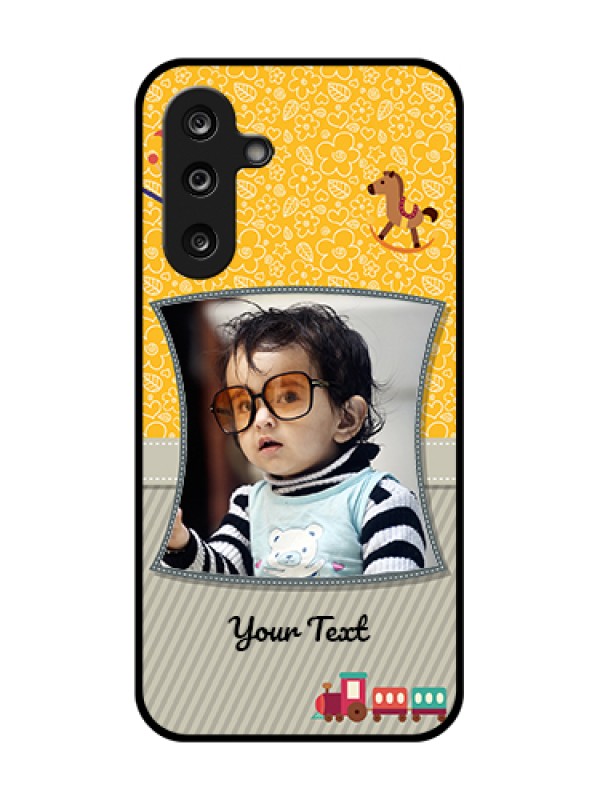 Custom Samsung Galaxy M36 5G Custom Metal Phone Case - Baby Picture Upload Design
