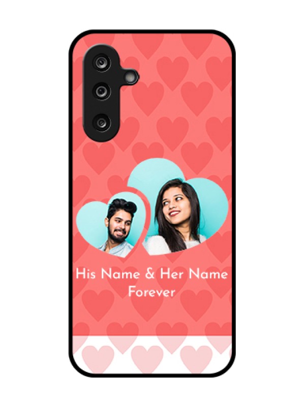 Custom Samsung Galaxy M36 5G Custom Metal Phone Case - Couple Pic Upload Design