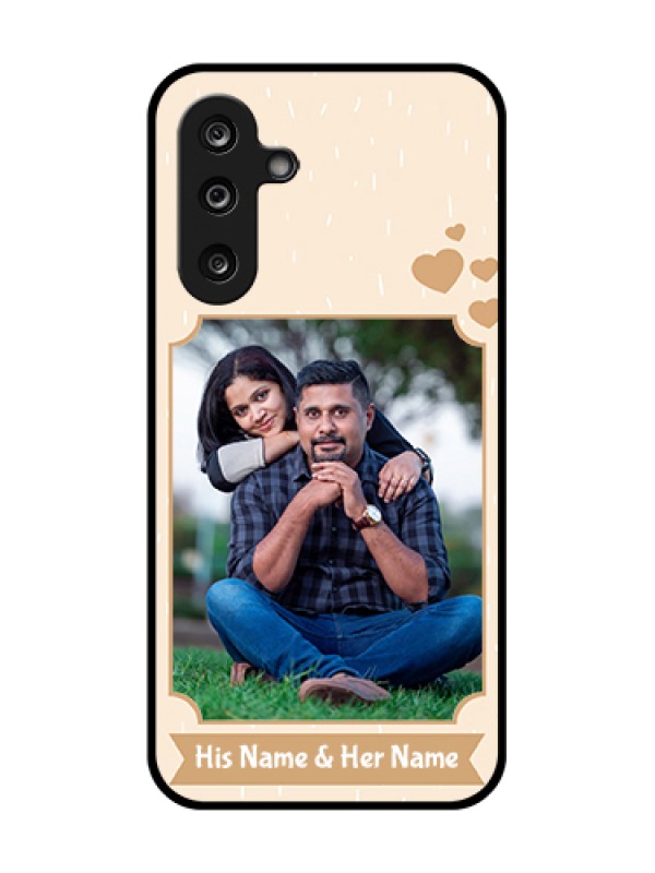 Custom Samsung Galaxy M36 5G Custom Metal Phone Case - With Confetti Love Design