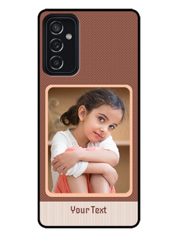 Custom Galaxy M52 5G Custom Metal Phone Case - Simple Pic Upload Design