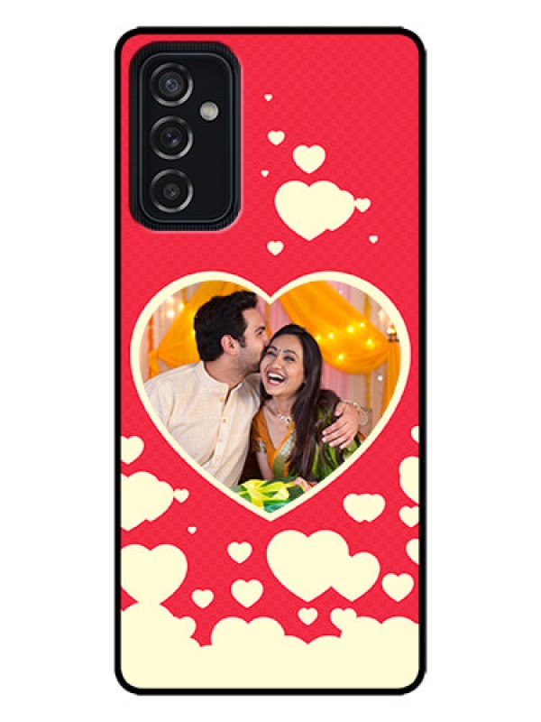 Custom Galaxy M52 5G Custom Metal Phone Case - Love Symbols Phone Cover Design