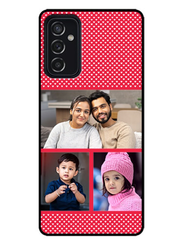 Custom Galaxy M52 5G Custom Metal Phone Case - Bulk Photo Upload Design