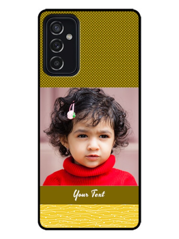 Custom Galaxy M52 5G Custom Metal Phone Case - Simple Green Color Design