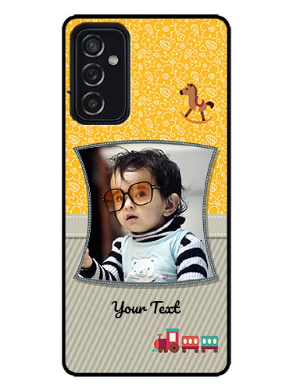 Custom Galaxy M52 5G Custom Metal Phone Case - Baby Picture Upload Design