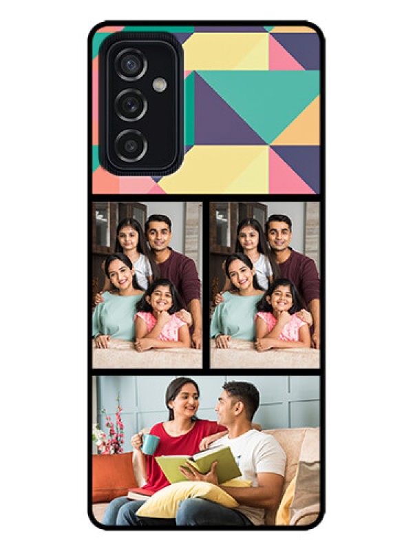 Custom Galaxy M52 5G Custom Metal Phone Case - Bulk Pic Upload Design