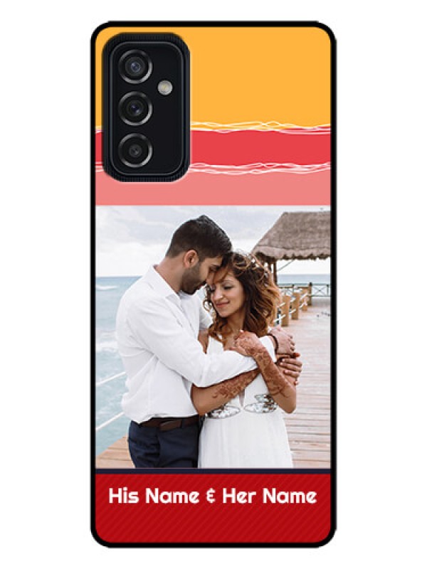 Custom Galaxy M52 5G Custom Metal Phone Case - Colorful Case Design