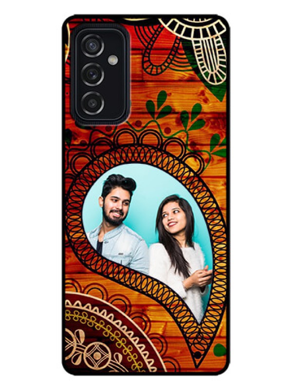 Custom Galaxy M52 5G Custom Metal Phone Case - Abstract Colorful Design