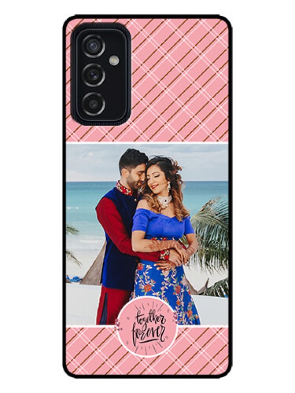 Custom Galaxy M52 5G Custom Metal Phone Case - Together Forever Design