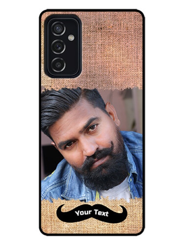 Custom Galaxy M52 5G Custom Metal Phone Case - With Texture Design