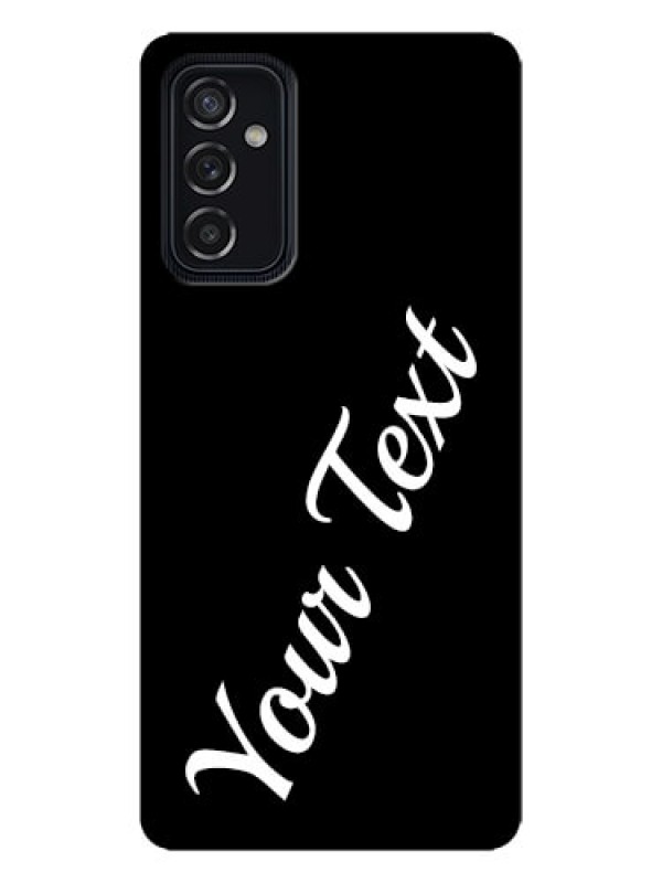 Custom Galaxy M52 5G Custom Metal Phone Case - With Your Name Design