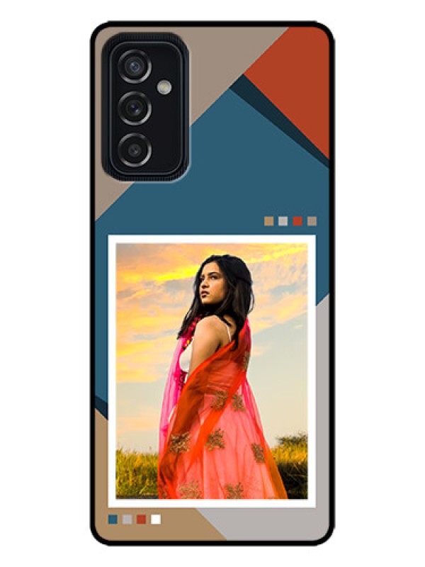 Custom Galaxy M52 5G Custom Metal Phone Case - Retro Color Pallet Design