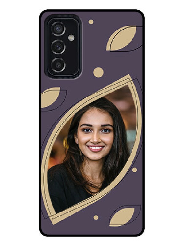 Custom Galaxy M52 5G Custom Metal Phone Case - Falling Leaf Design