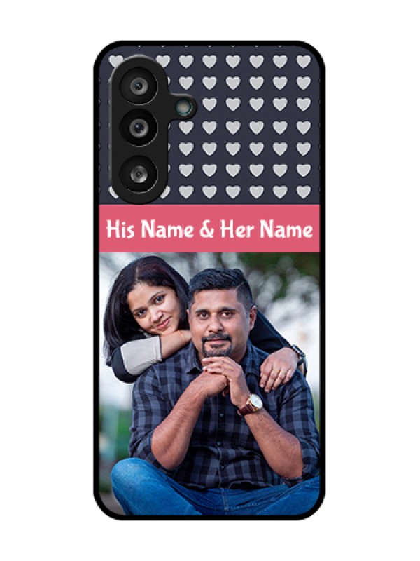 Custom Samsung Galaxy M56 5G Custom Metal Phone Case - Love Symbols Design