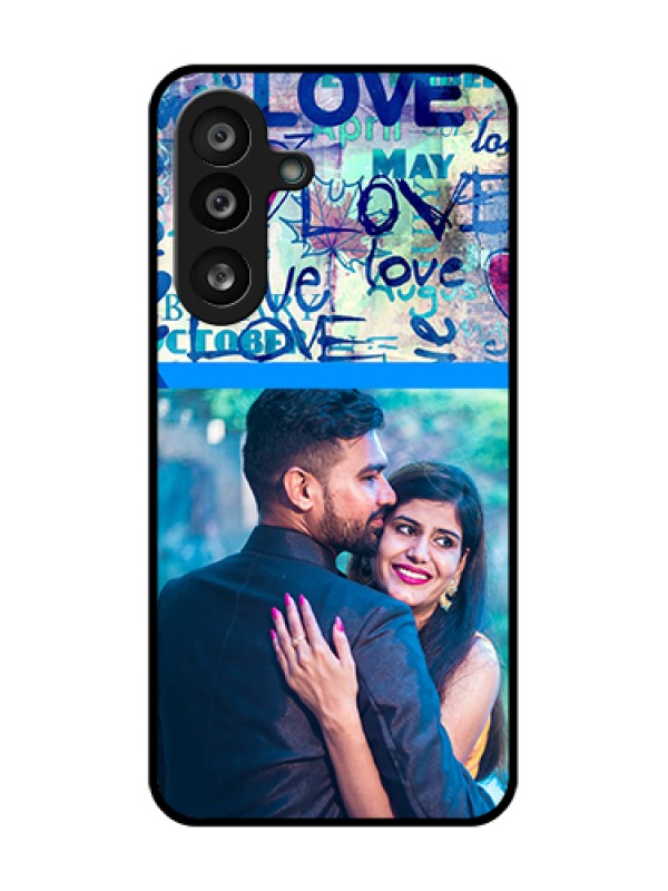 Custom Samsung Galaxy M56 5G Custom Metal Phone Case - Colorful Love Design