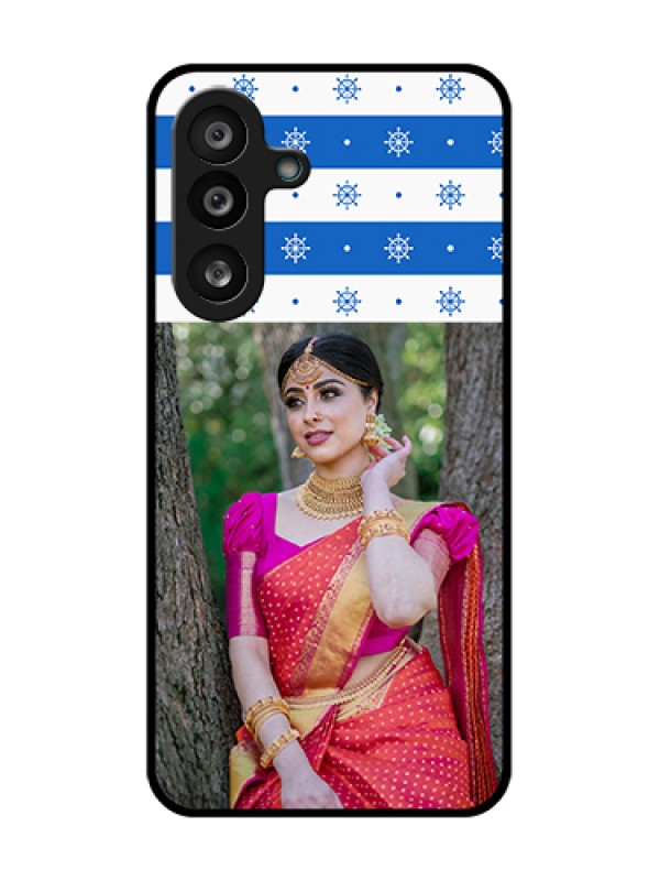 Custom Samsung Galaxy M56 5G Custom Metal Phone Case - Snow Pattern Design