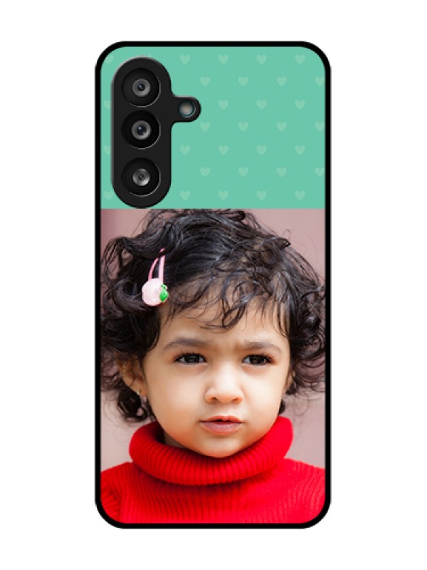 Custom Samsung Galaxy M56 5G Custom Metal Phone Case - Lovers Picture Design
