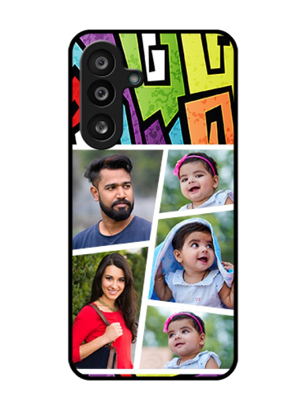 Custom Samsung Galaxy M56 5G Custom Metal Phone Case - Graffiti Pattern Design