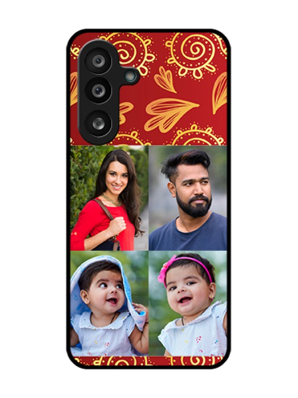 Custom Samsung Galaxy M56 5G Custom Metal Phone Case - 4 Image Traditional Design