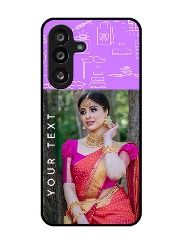 Custom Samsung Galaxy M56 5G Custom Metal Phone Case - Birthday Icons Design