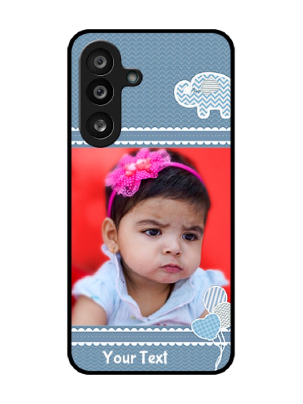 Custom Samsung Galaxy M56 5G Custom Metal Phone Case - With Kids Pattern Design