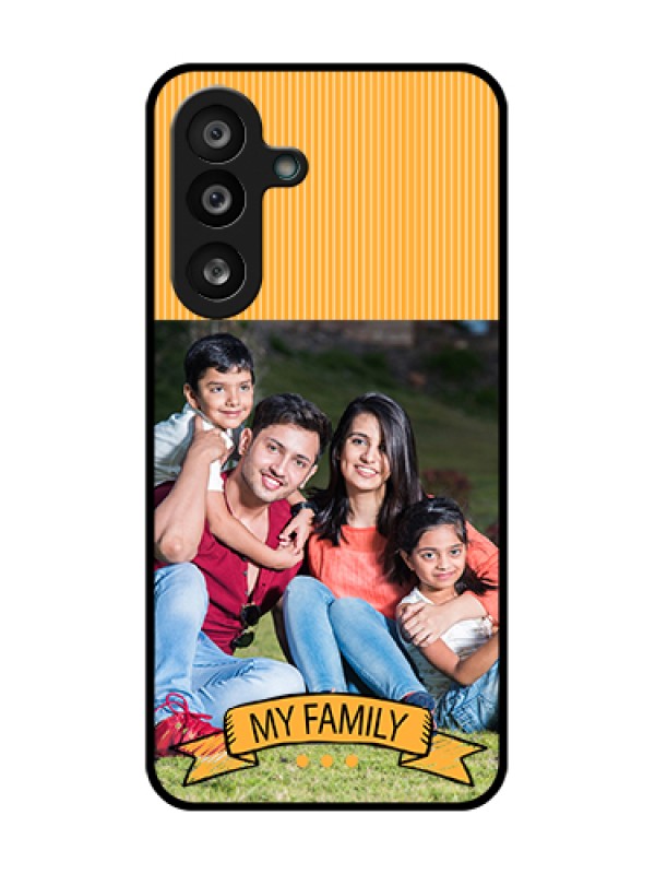 Custom Samsung Galaxy M56 5G Custom Metal Phone Case - My Family Design