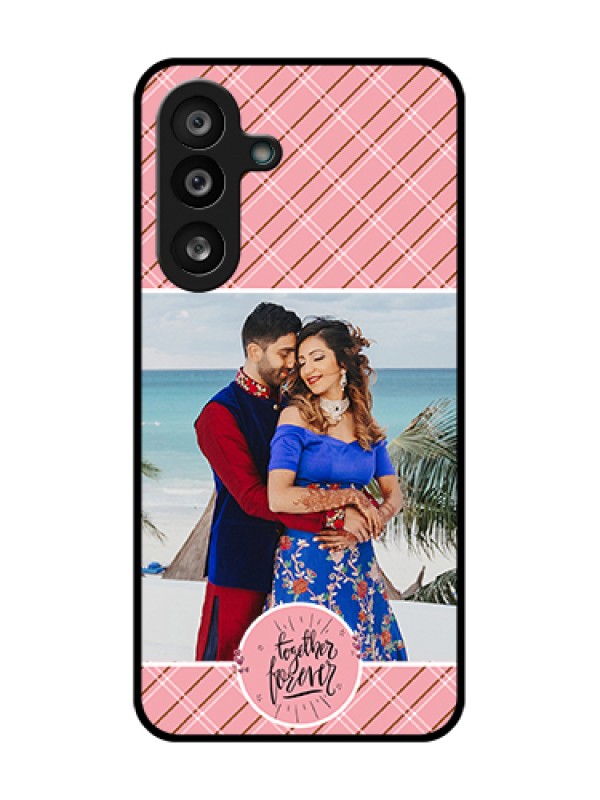 Custom Samsung Galaxy M56 5G Custom Metal Phone Case - Together Forever Design