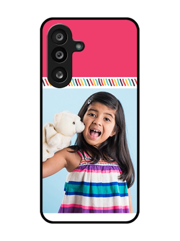 Custom Samsung Galaxy M56 5G Custom Metal Phone Case - Line Art Design