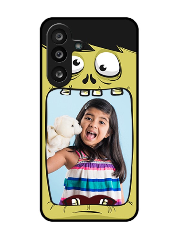 Custom Samsung Galaxy M56 5G Custom Metal Phone Case - Cartoon Monster Back Case Design