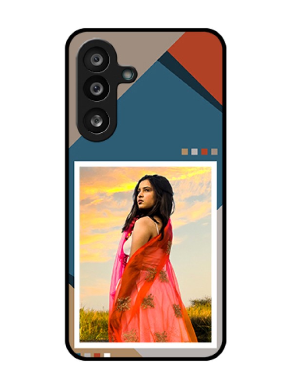 Custom Samsung Galaxy M56 5G Custom Metal Phone Case - Retro Color Pallet Design