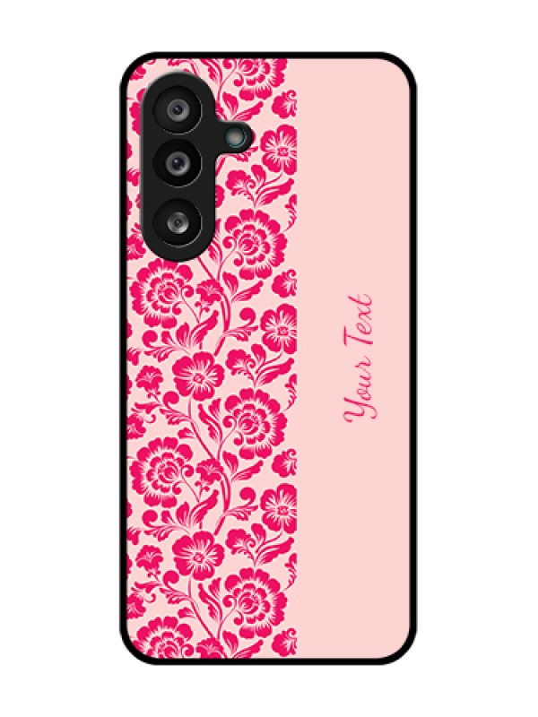 Custom Samsung Galaxy M56 5G Custom Metal Phone Case - Attractive Floral Pattern Design