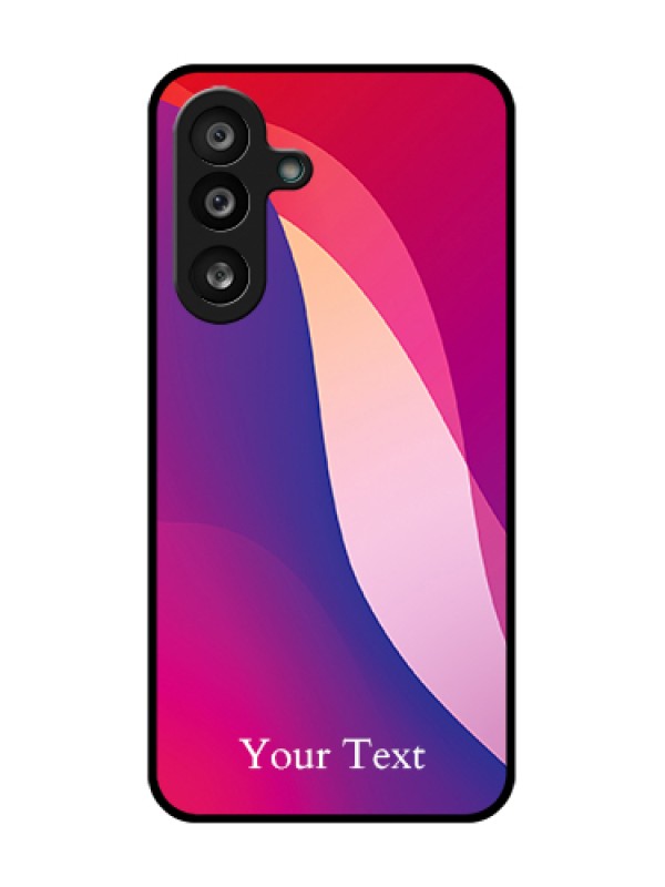 Custom Samsung Galaxy M56 5G Custom Metal Phone Case - Digital Abstract Overlap Design